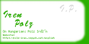 iren polz business card